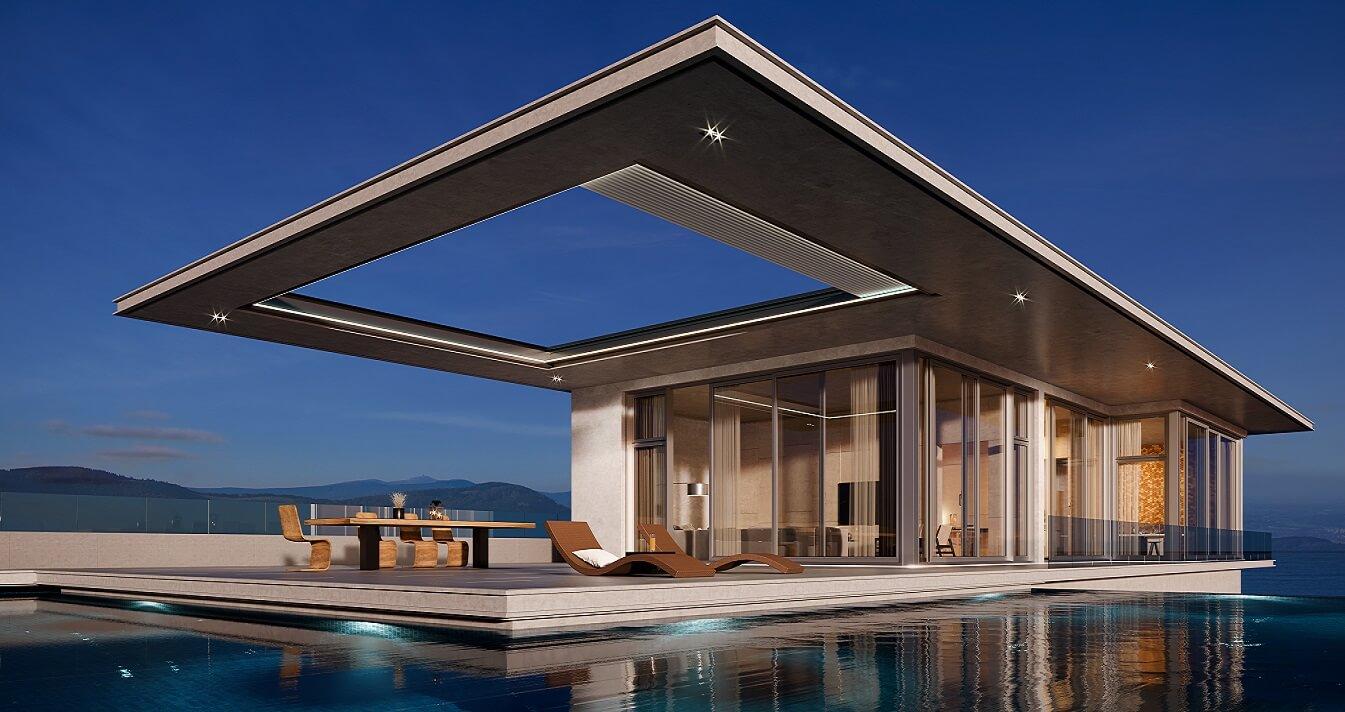Motorized pergola system