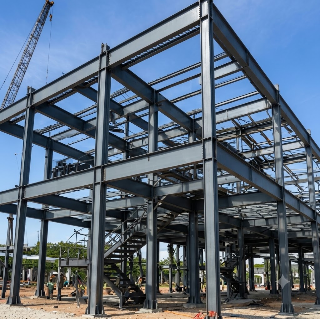 Structural steel fabrication works